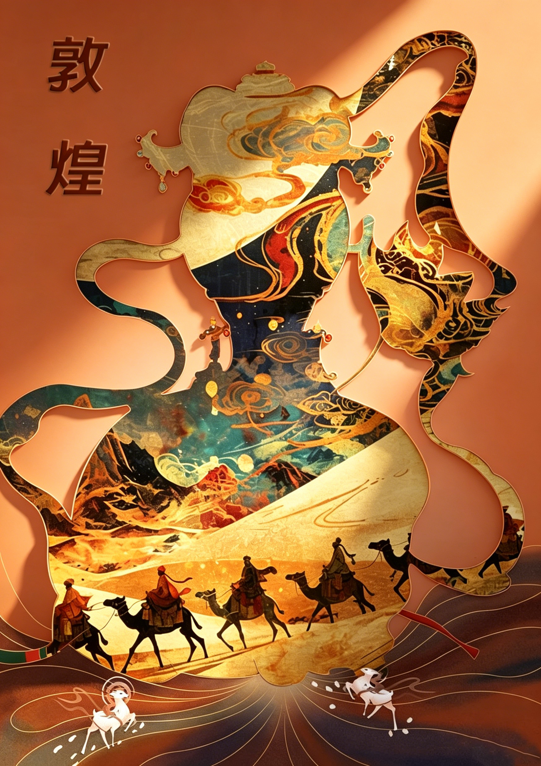 剪影海报